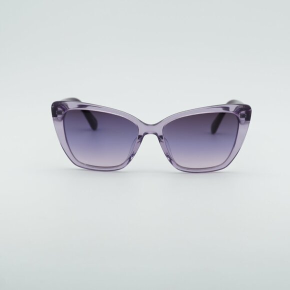 Kate Spade LUCCA/G/S 0789 I4 Sunglasses Lilac Cat Eye Frame, Blue Lenses main image 10